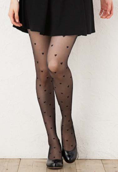 Black Printed Stockings(Sold Out)