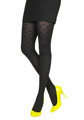Black Diamond Cut Stockings