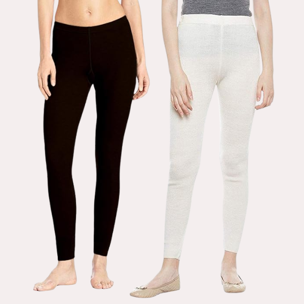 Casual Ankle Leggings for Women - 2-Pack Set