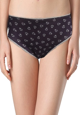 Secret Comfy Purple Printed Hipster