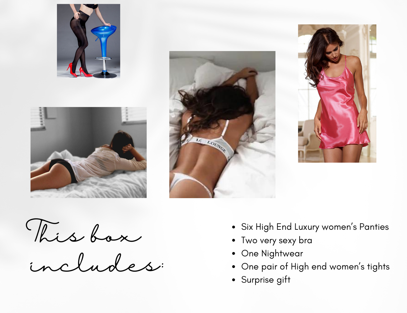 ♥Release your inner slut sissy lingerie box