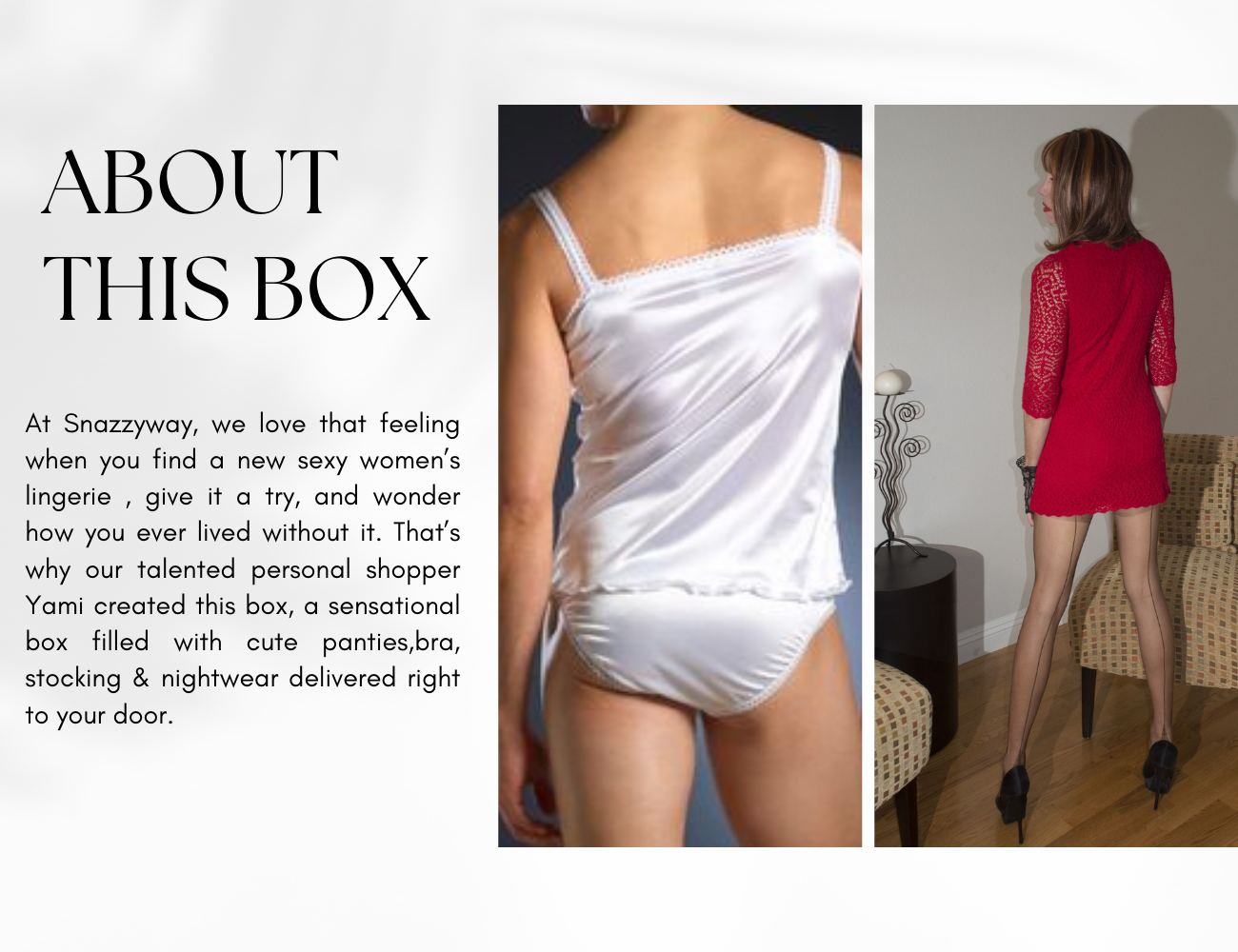 Sexy hidden gems for sissy boy box includes (1)