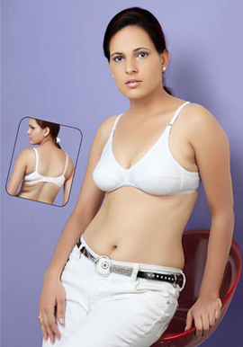 Perfect Fit Daily Wear White Bra Pack Of 2