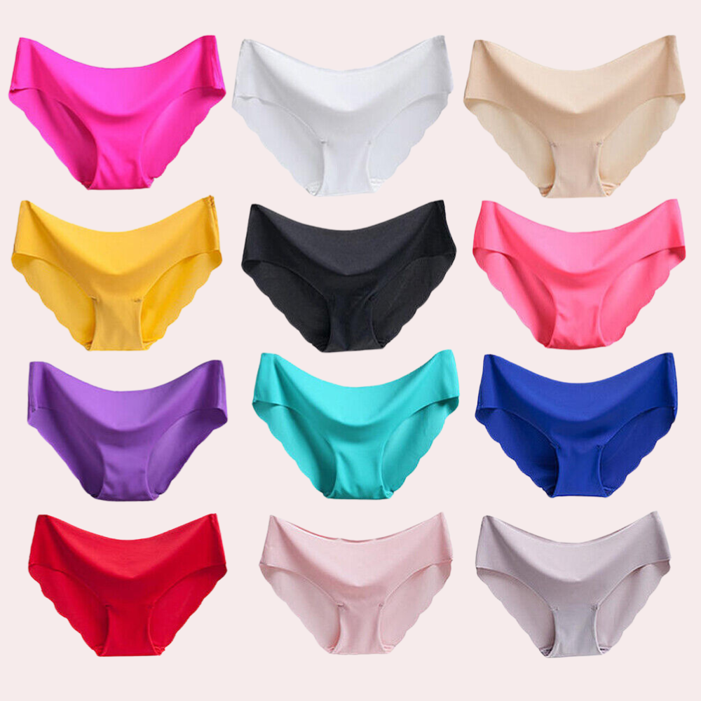 Women's Solid Color Seamless Boyshorts 6pk