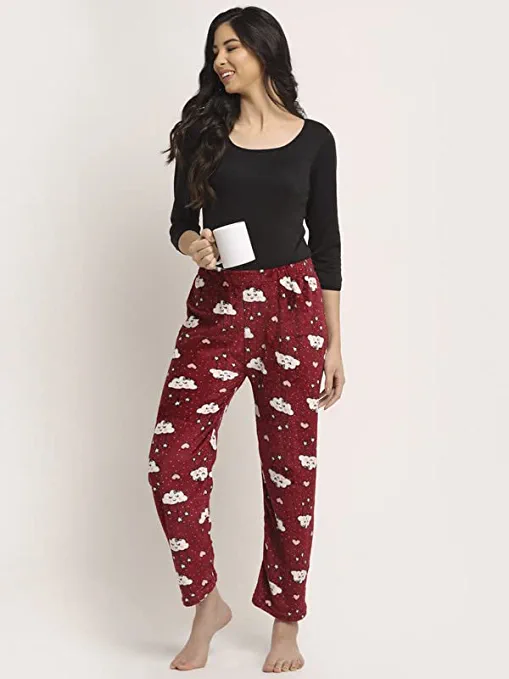 Women's fleece sleepwear pajama (Pk of 2)