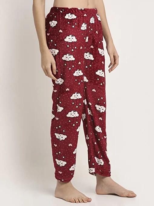 Women's fleece sleepwear pajama (Pk of 2)