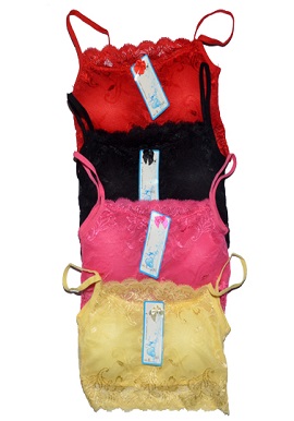 Wholesale Half Cami Bras 4 Piece Lot(Sold Out)