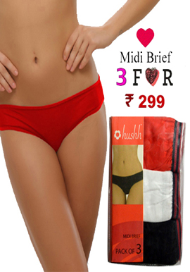 Hushh Ultimate  Seamless Midi Brief Pack-3