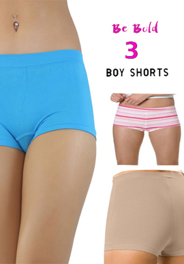 Women’s Mash Up Pack 3 Boyshort