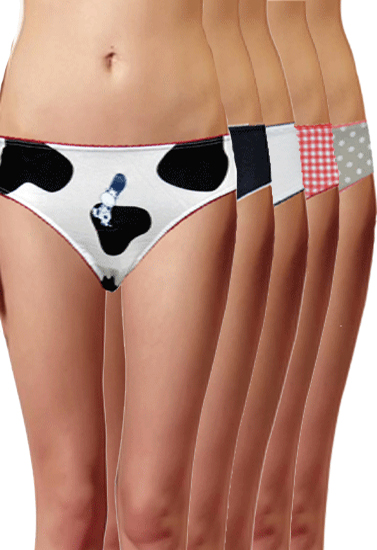 Disney Print Comfy Daily Wear Set Of 6 Panties