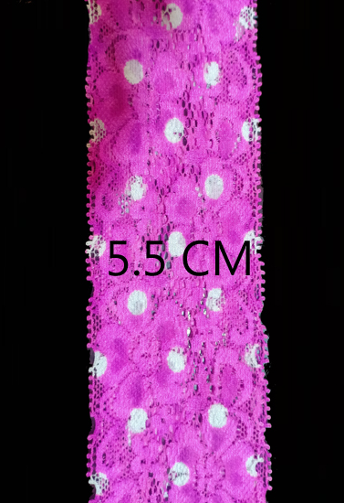 5 Meter Premium Stretch Lace Trim 5.5 CM Wide