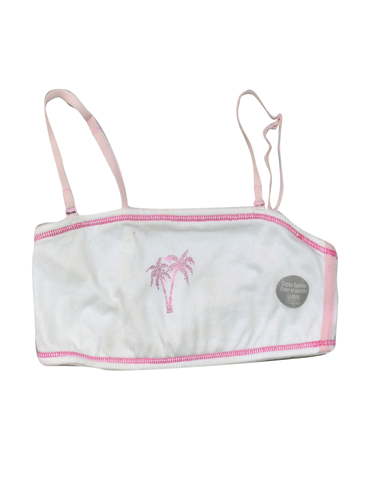 Lasenza Cool White Light Bandeau Kids Bikini Top