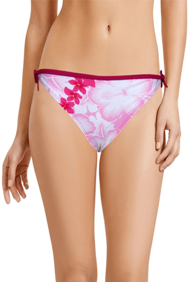 Okay Stylish Floral Print Side Tie Bikini Bottom