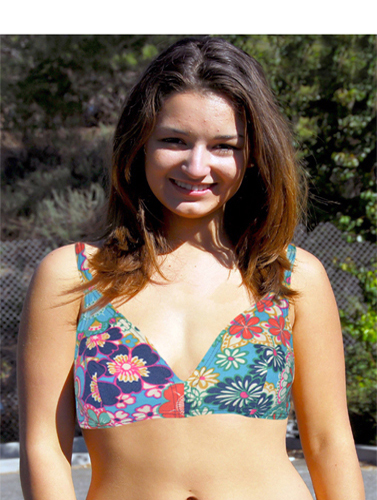 Mix Floral Print Everyday Bikini Top