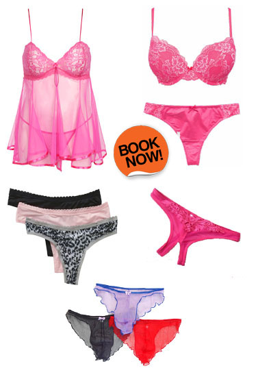 very sexy gift box for her - bra, panties, babydoll and more- snazzyway