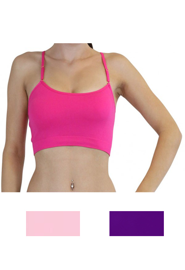 Adore Spaghetti Strap Sport Bras Pack Of 3