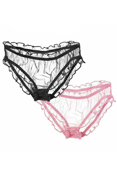2 Pack seductive see through panty undewear