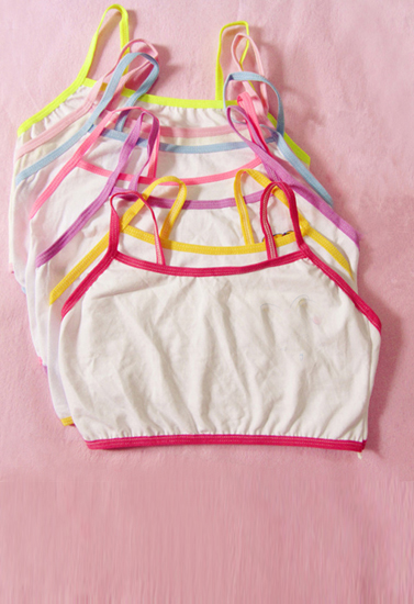 Wholesale Lot Of 6 Young Girls Cotton Bras