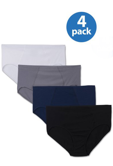 Western Beauty Low Rise Cotton 4 Pack Panties (3XL,4XL,5XL)+ 1 Free Bra