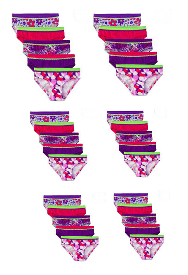 Wholesale Lot 30 Stretchy Waistband Hipster Panties