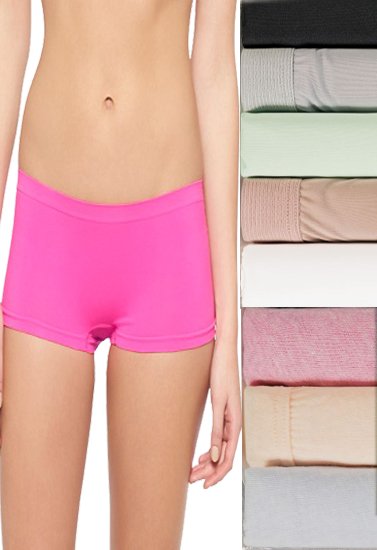 Wholesale Lot 8 Cotton Breathable Boyshort Panties