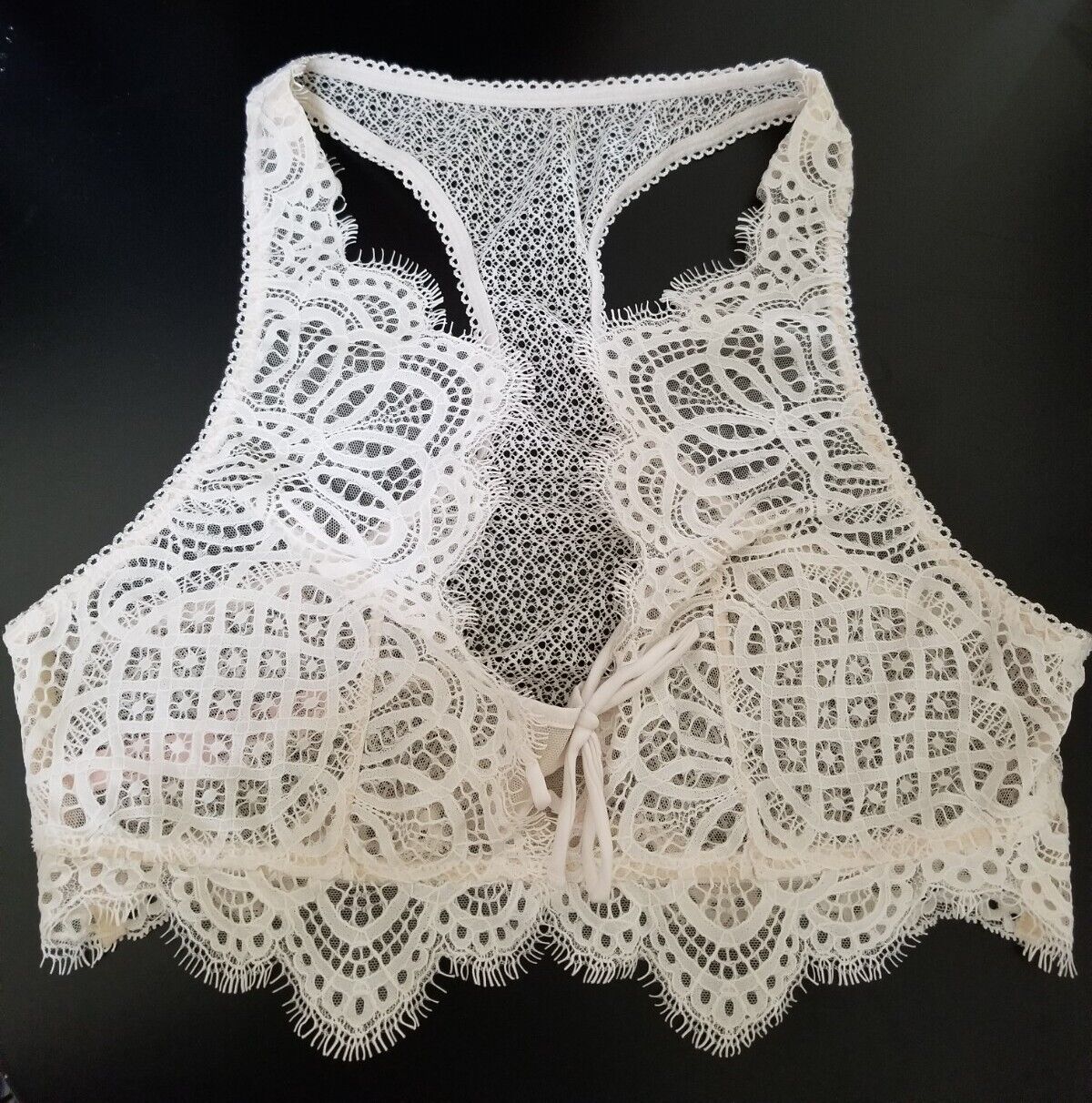Women's Lace Racerback Bralette Top