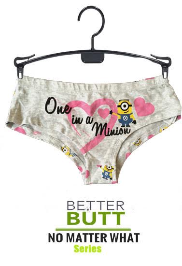 Secret Possessions Adorable Minion Printed Booty Boyshorts