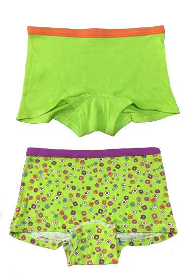 2 Fruit Of The Loom Beautiful Girls Boyshort Panties