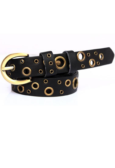 Fashionable Cutout Studded Ladies Belt