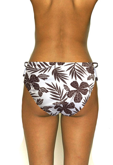 Superb Maui Floral Printed Bikini Bottom