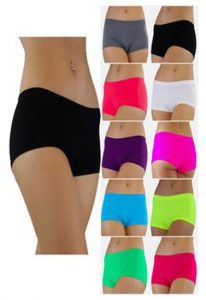 Wholesale Lot 10 Cotton Stretch Boyshort Panties