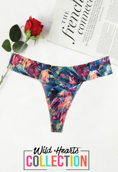Victoria's Secret Classic Print Seamless T-Back Thong Underwear (Sold Out)