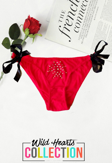 George Red Sheer Lace Daydream Bikini Panty(sold out)