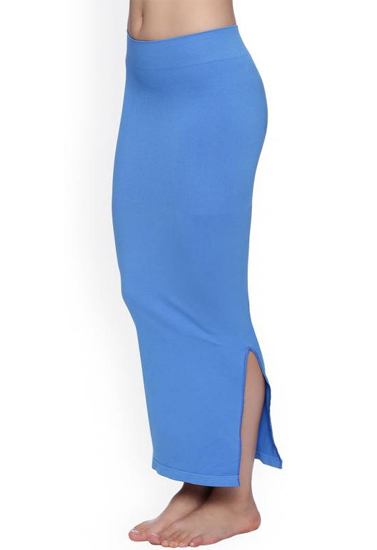 Sexy Blue Petticoat Saree Shapewear
