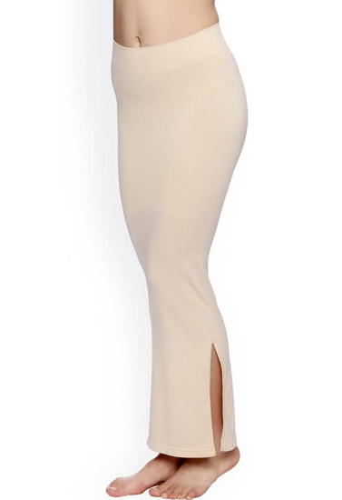 Sexy Light Beige Saree Shapewear