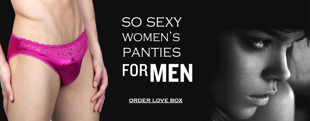 men wear sexy women's panties