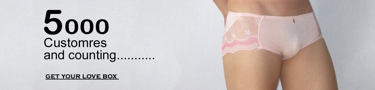 Men wear women's panties