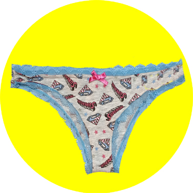 Skin And White Colored Printed Lingerie Sets