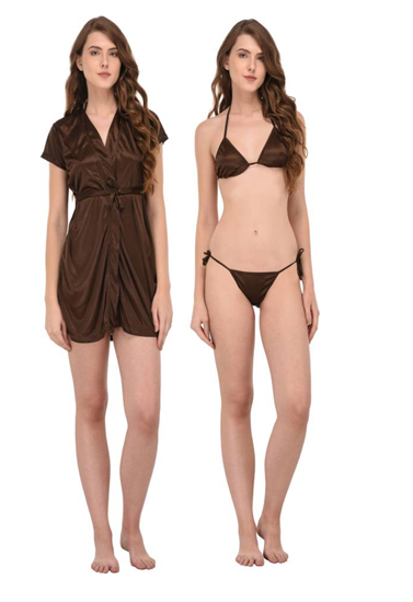 Very Very Sexy  Robes For Womens with 2 Luxurious Panties FREE