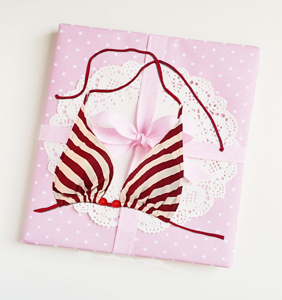 Summer Chicks Lining Printed Halter Bra