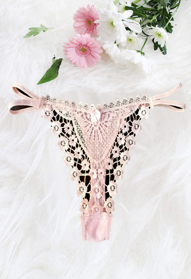 Seductive Pink Crotch String Thong(Sold Out)