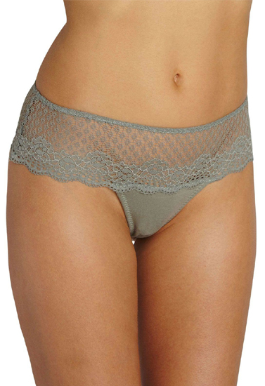 Ladies Feminine Net Lace Tanga Thong(2 Pcs)