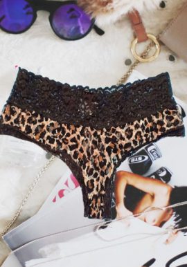 VICTORIA’S SECRET Luxurious Animal Print Transparent Panty