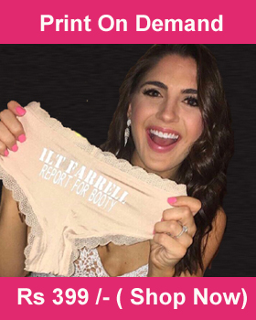 print on demand panties gift Haldwani - Snazzyway India