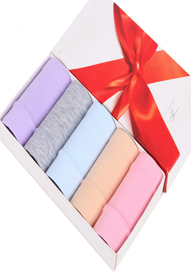 Plus Size 5 Cotton Panties Gift Box