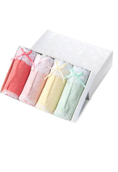 Lace Hipster Panties Gift Box (Pk Of 4)