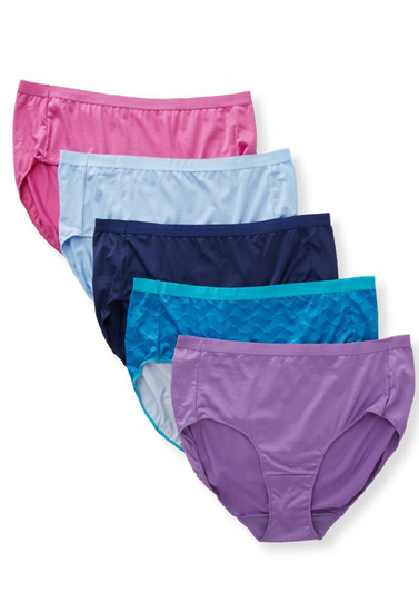 Cotton everyday Comfort  Panties, 5 Pack