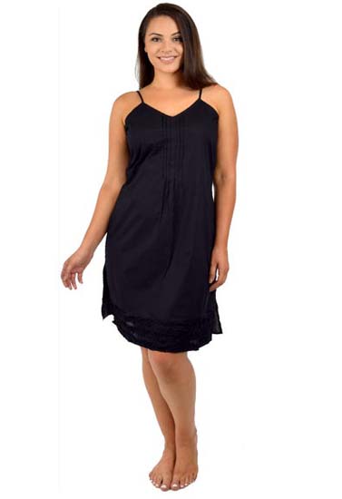 "Comfy"Black Pure Cotton Women's Sleepwear Nightwear