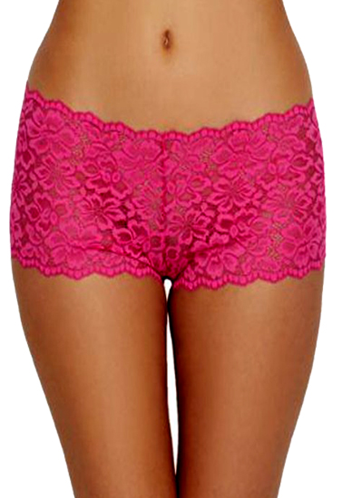 Women's Plus size Sexy Must Haves Lace Cheeky Boyshort Panty 4XL -5XL -6XL ( Pack Of 2 )