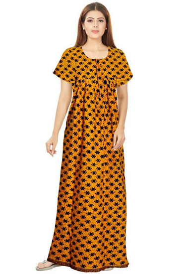 Full length cotton nighty 2XL ( Pack of 2 )